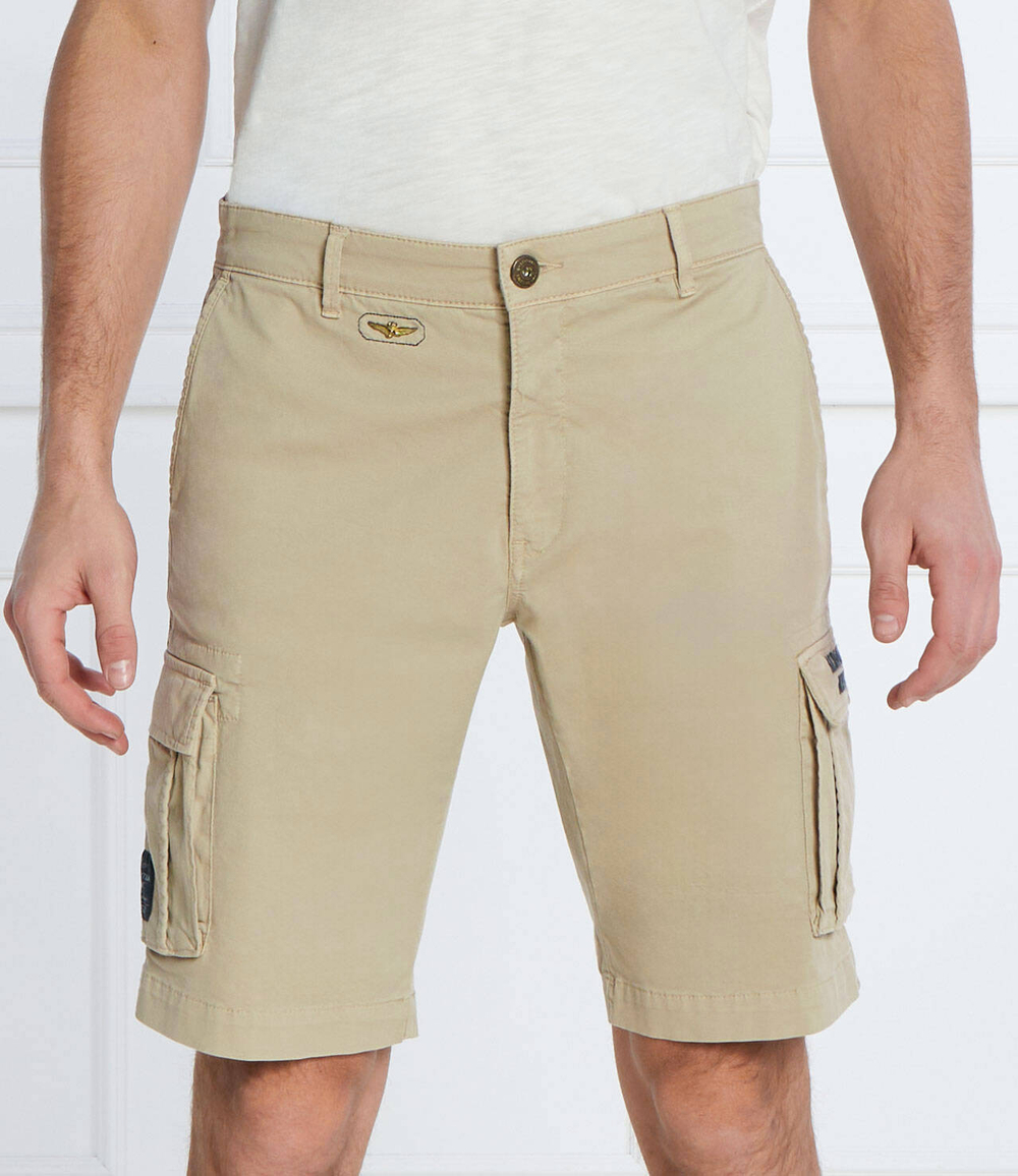 Шорты Aeronautica Militare - бежевый(BE066CT3293)