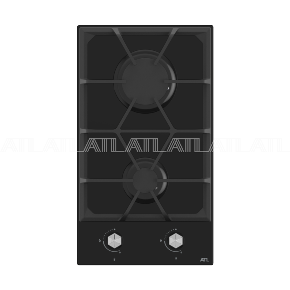 Варочная панель газовая ATL 1 TB 30 BK MSGD