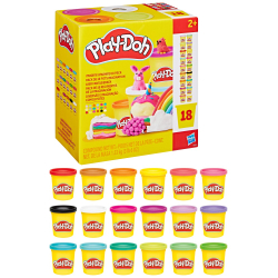 Hasbro G0522 — Набор с пластилином Play-Doh Воображение 18 туб G0522 — фото 1