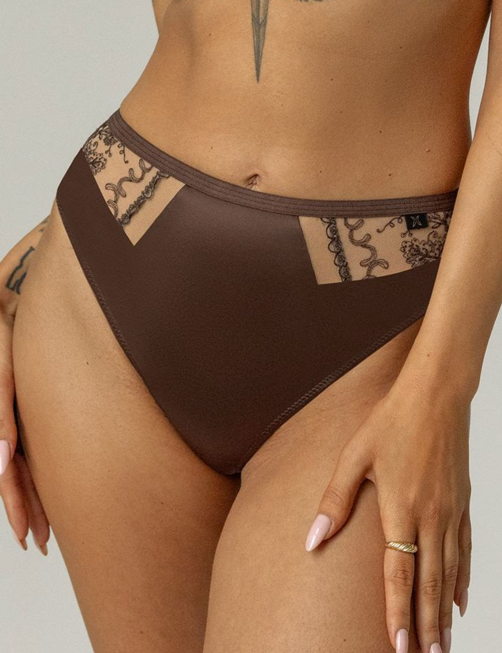 Трусы Kris Line Mocca бразилиана (мокка)