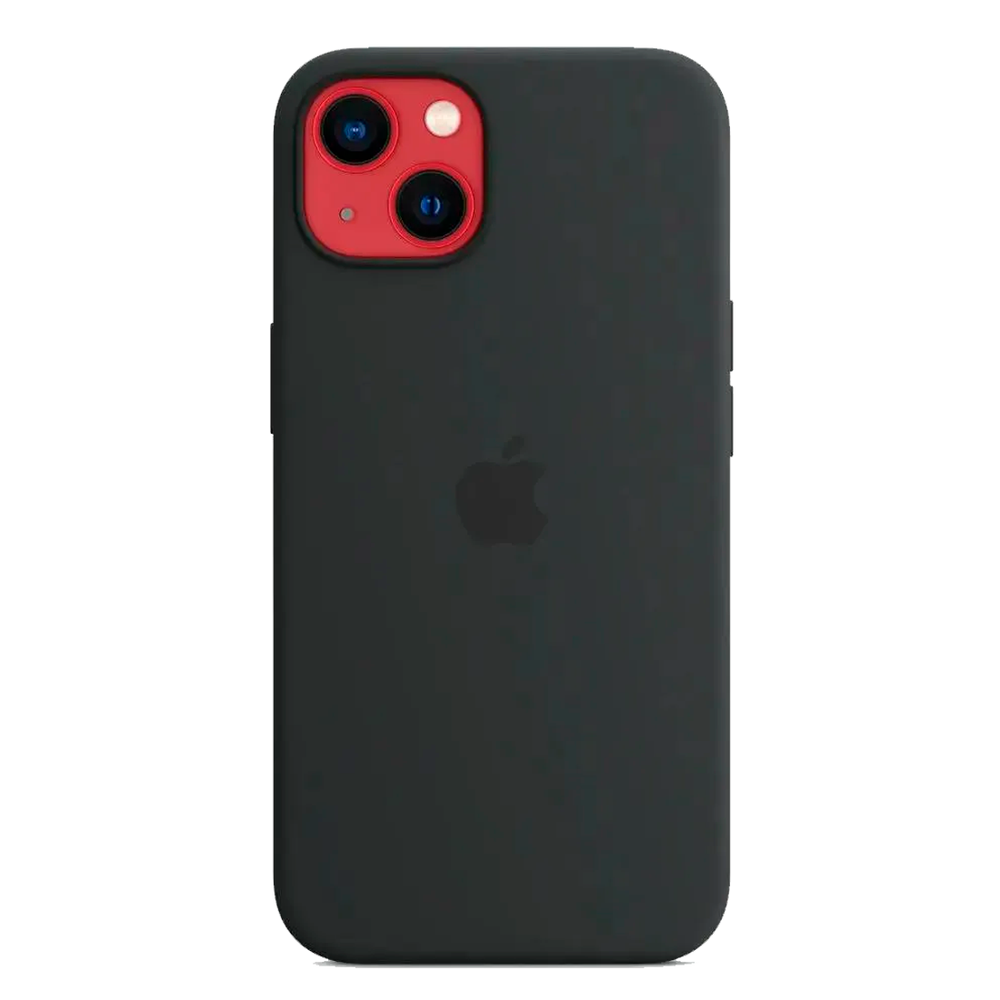Силиконовый чехол с поддержкой MagSafe Apple Silicone Case для iPhone 13 mini, Midnight (Темная ночь)