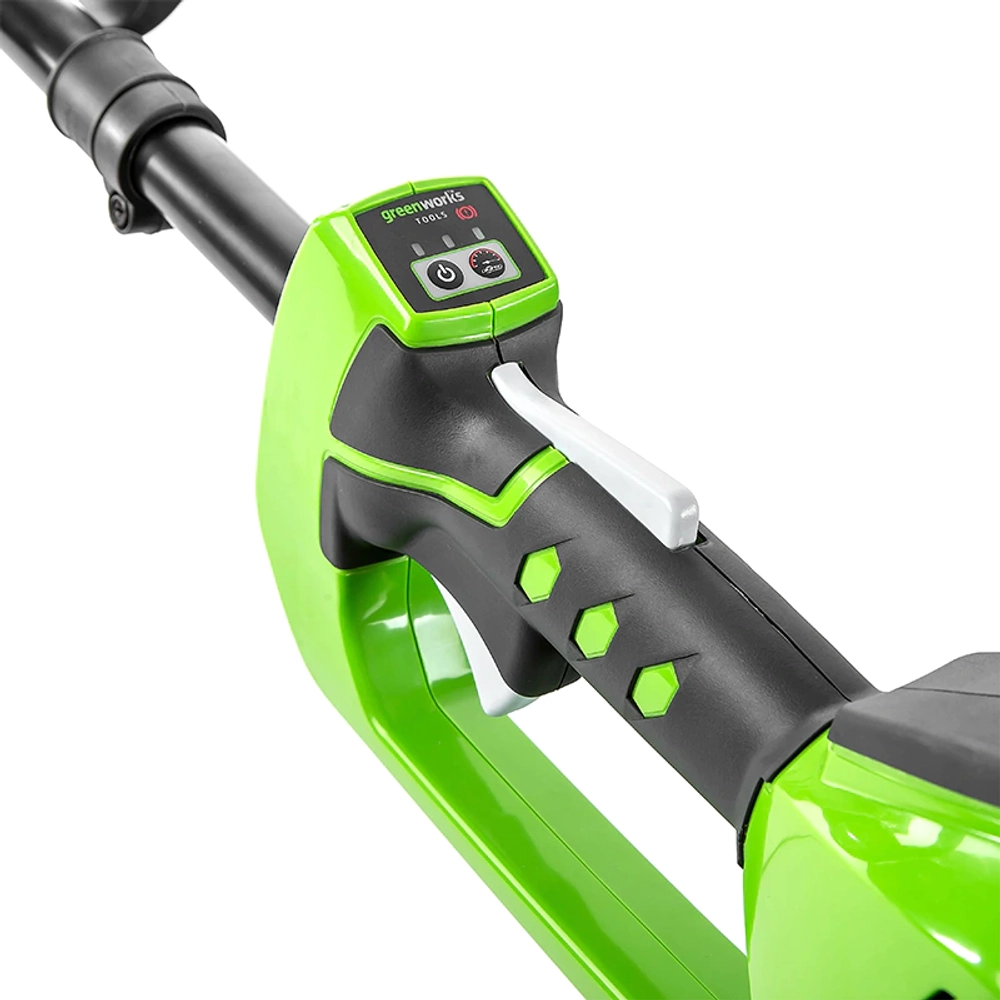 Аккумуляторный триммер Greenworks GD40BC 40В (1 x 8 Ач, ЗУ) захват 350 мм, 5.8 кг, 1301507UH