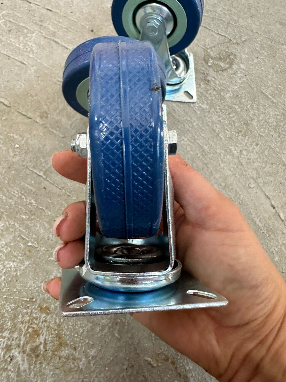 Колесо сер.рез.поворот. 50мм