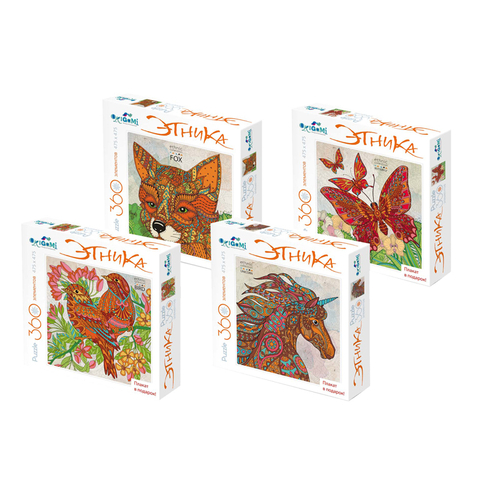 Пазл  360 эл. Origami "Арт-терапия. Цветная Серия", с плакатом, ассорти