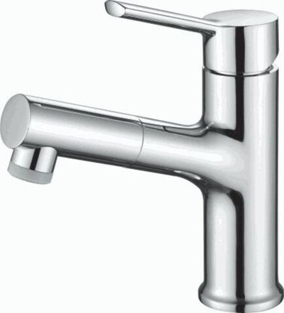 смеситель умывальник LEDEME с выдвижной лейкой, аэратор с 2-мя режимами, L1055-25