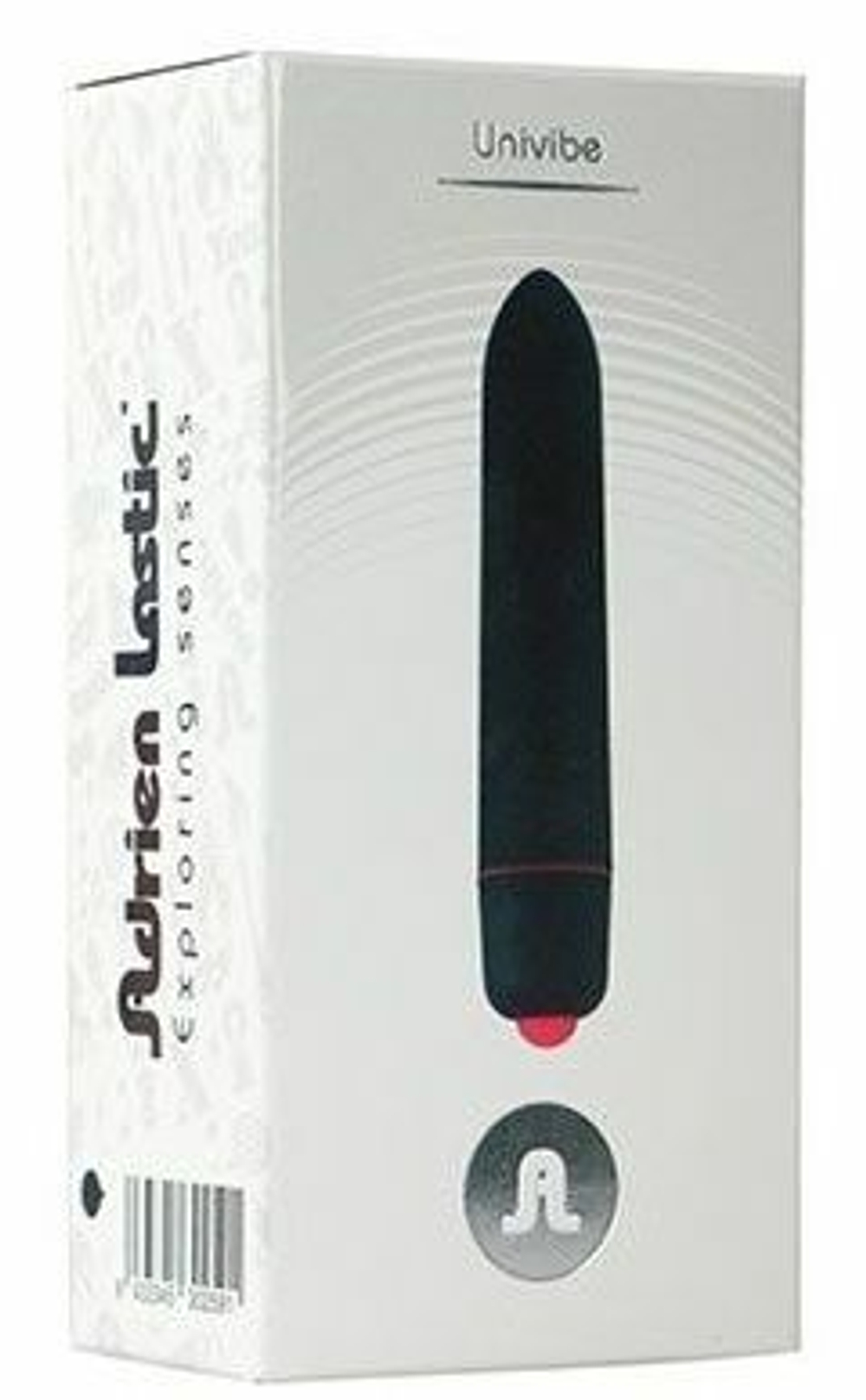 Черная компактная вибропуля Univibe - 9 см. (Цвет: черный)