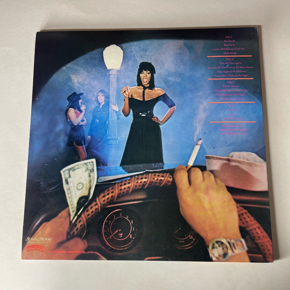 Винтажная виниловая пластинка LP Donna Summer Bad Girls (Япония 1979) (Оби) Hot Stuff