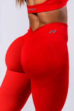 Леггинсы Shaping Seamless High-Waist Leggings MAXIMUM PUSH-UP 302 Красные