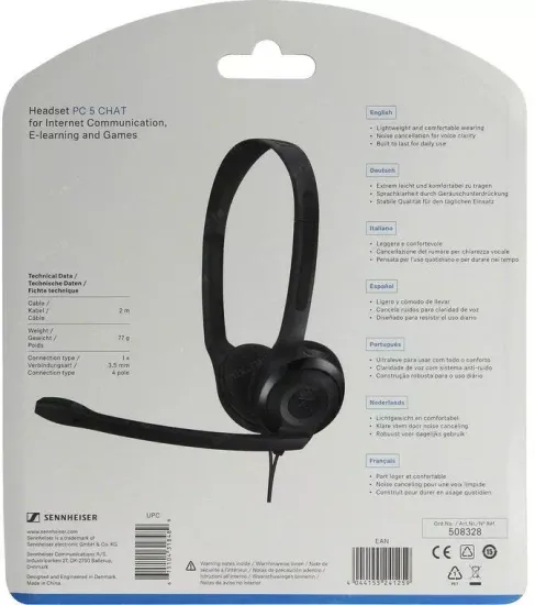 Компьютерная гарнитура Epos/Sennheiser PC 5 CHAT
