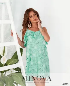 Платье 8627-мята Minova