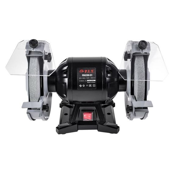 Станок P.I.T. точильный PBG200-C1 МАСТЕР (Ф200*12,7*20, 500Вт, 2950 об.мин) купить в Москве и Московской области по низкой цене с доставкой по России Станок P.I.T. точильный PBG200-C1 МАСТЕР (Ф200*12,7*20, 500Вт, 2950 об.мин)