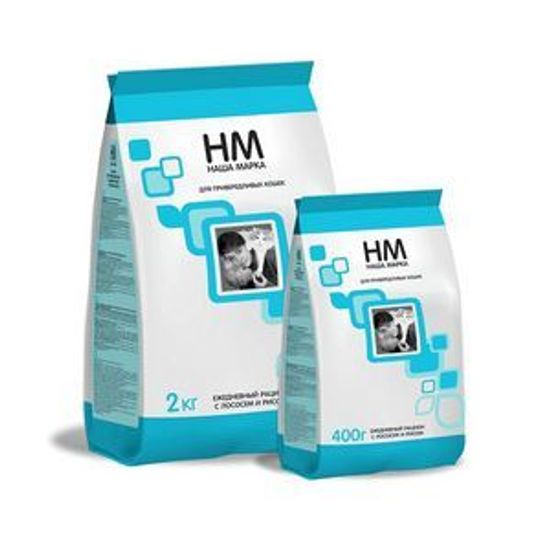 Наша Марка для привередливых в еде кошек, лосось и рис