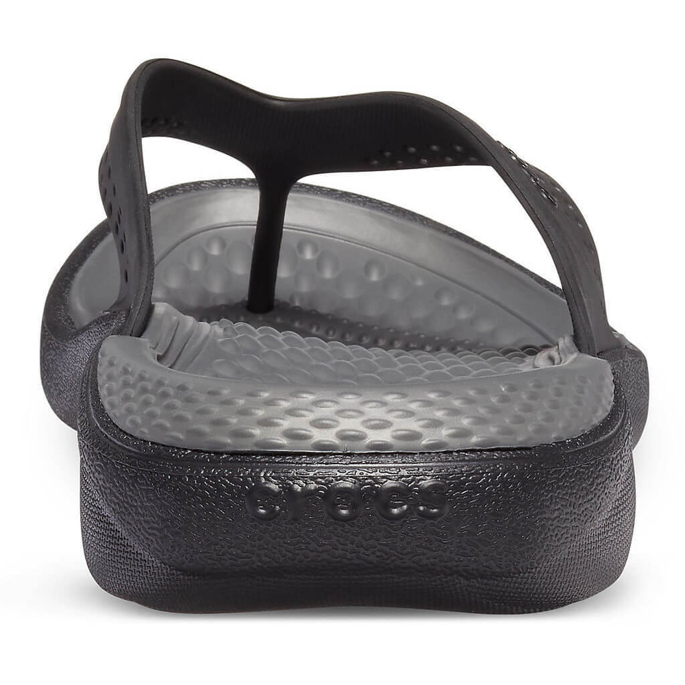 Шлепанцы Crocs LiteRide Flip Black Slate Grey