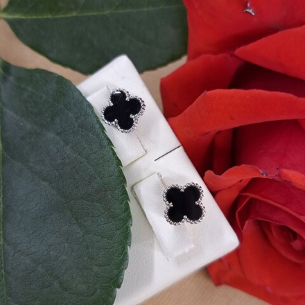 Серьги в стиле Ван Клиф