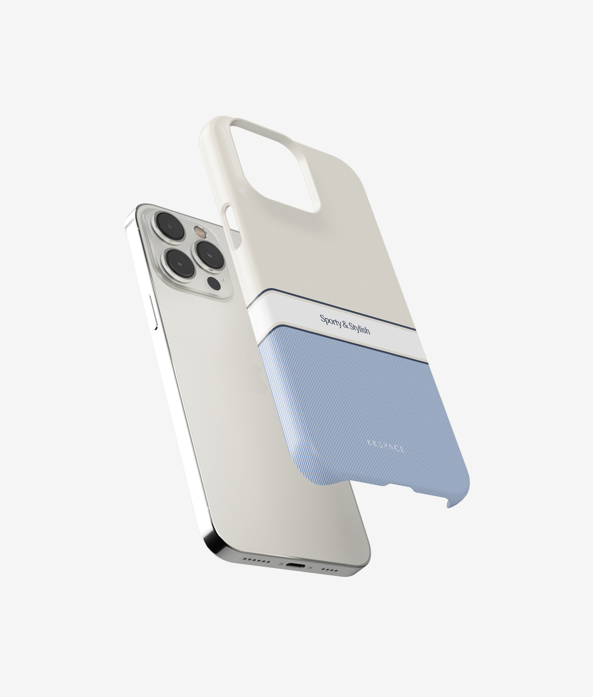 Чехол SPORTY & STYLISH (синий) для iPhone