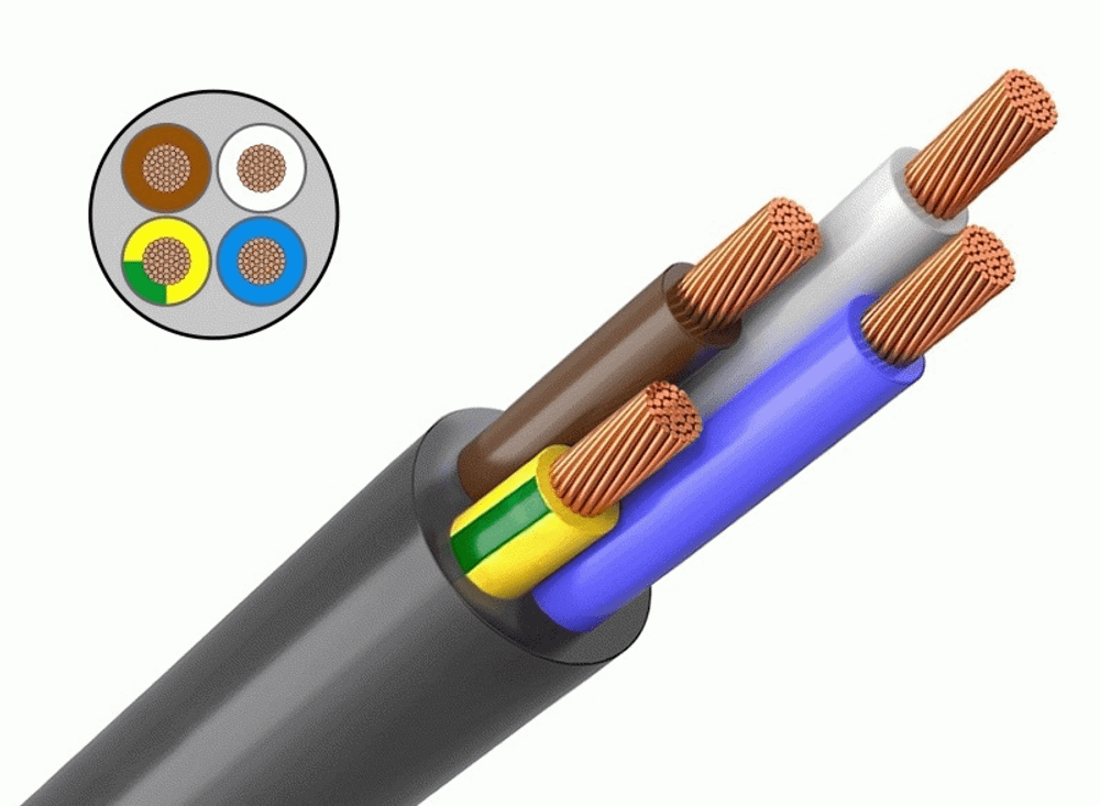 Кабель КГтп-ХЛ 4х95