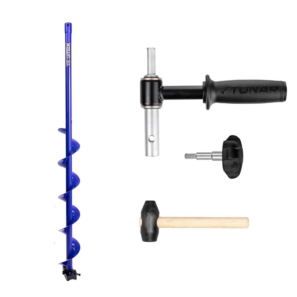 Шнек для ELECTROSHTORM 130R +адаптер АШ20ПС +молоточек