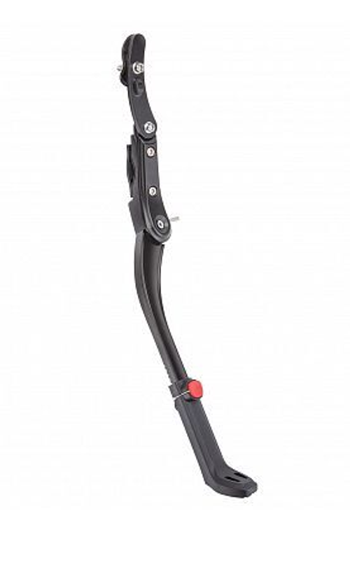 Подножка 20"-28" BLF-F13 задняя, крепление на 2 пера вилки, телескопическая, алюминиевая черная, арт. 390080 (10216170/140122/3010525, Китай)