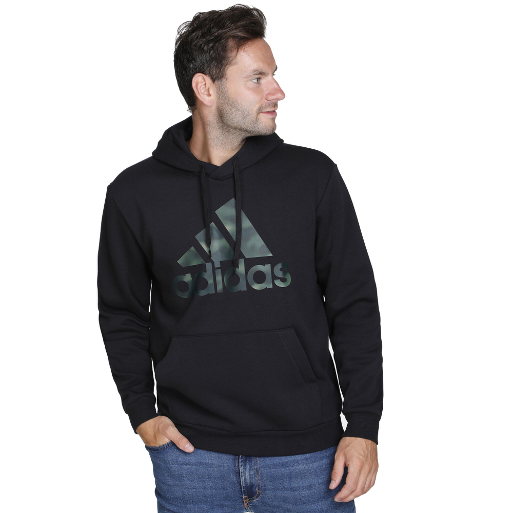 Мужская кофта теннисная adidas Camo Hoody Men - Black