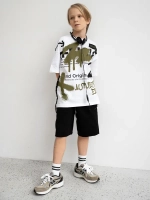 Спортивный костюм для мальчика с шортами в школу