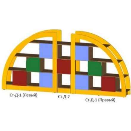 Комплект стеллажей "Долька"