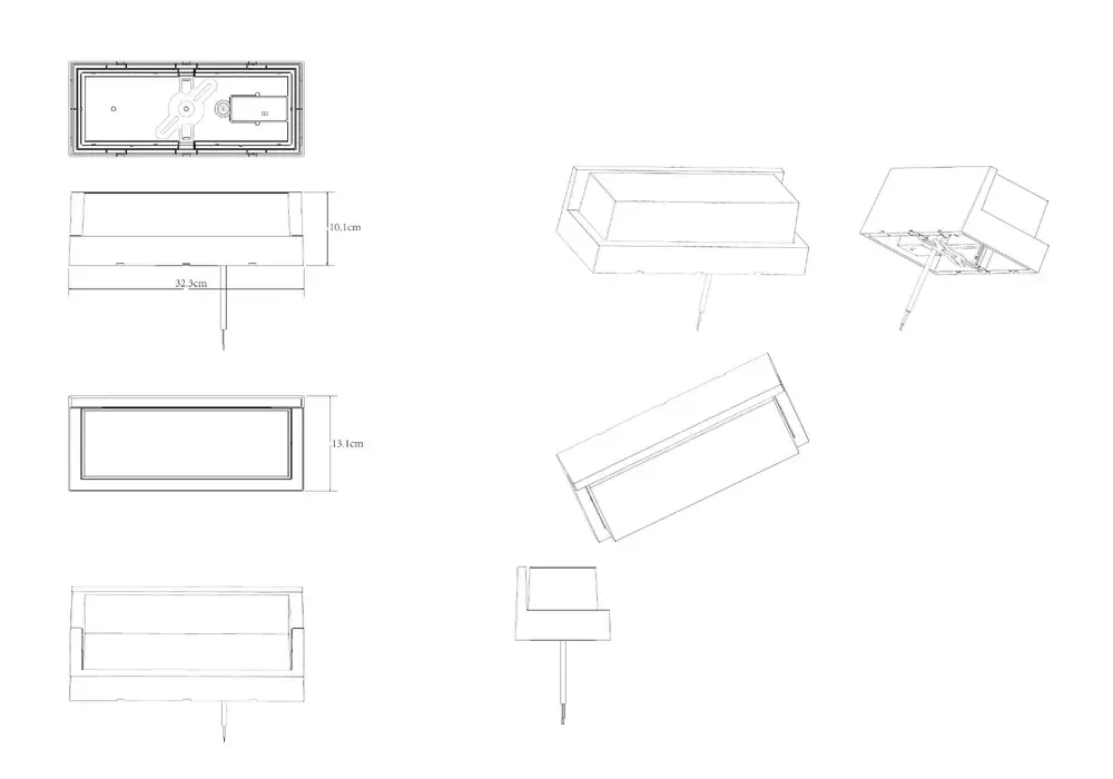Уличный настенный светильник Arte Lamp