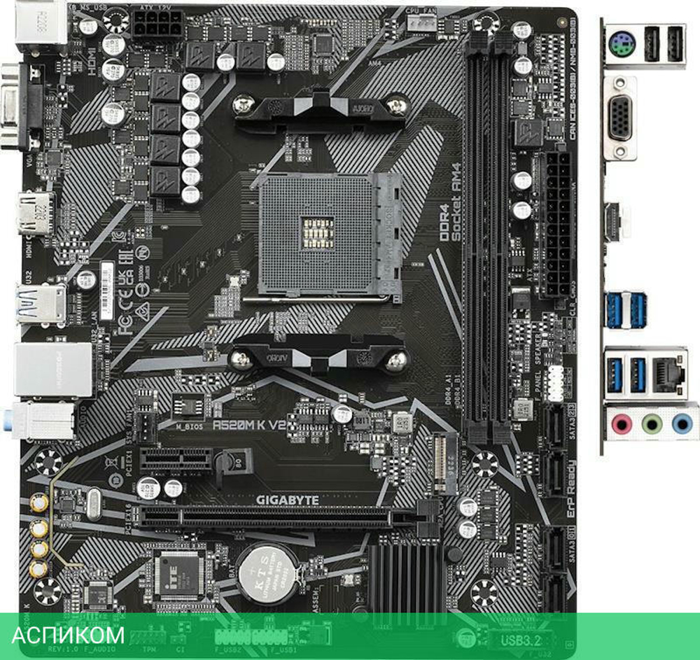 Материнская плата GigaByte A520M K V2 DDR4