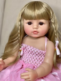 Кукла Реборн виниловая 48см в пакете (FA-063)