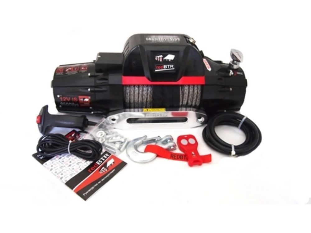 Лебёдка электрическая redBTR серия &quot;COUNTRY SIDE GEN II&quot; 9,5is (12v)