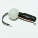 Мормышка Владимирская 418 "Гвоздик с перламутровым шариком", 2мм, 0.45гр (15шт/уп)