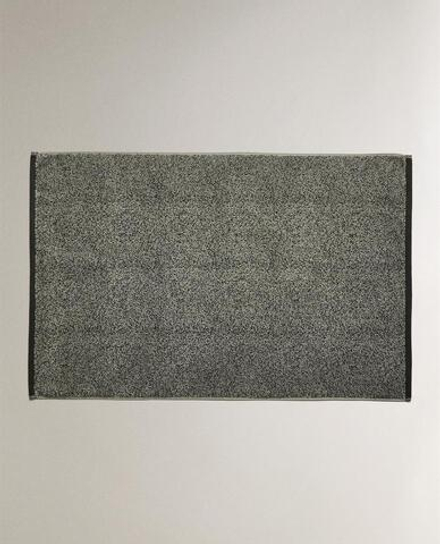 ZARA HOME КОВРИК ДЛЯ ВАННОЙ С МЕЛАНЖЕВЫМ УЗОРОМ, ЗЕЛЕНЫЙ