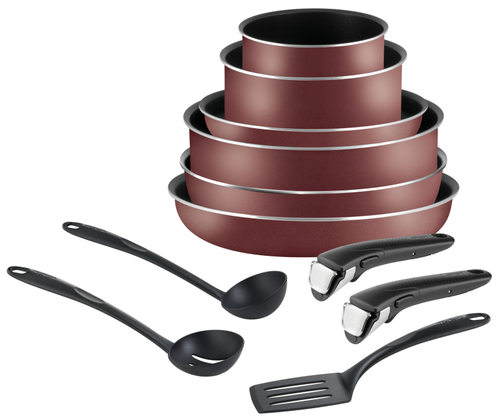 Набор посуды Tefal Ingenio Red 11 предметов 04186850