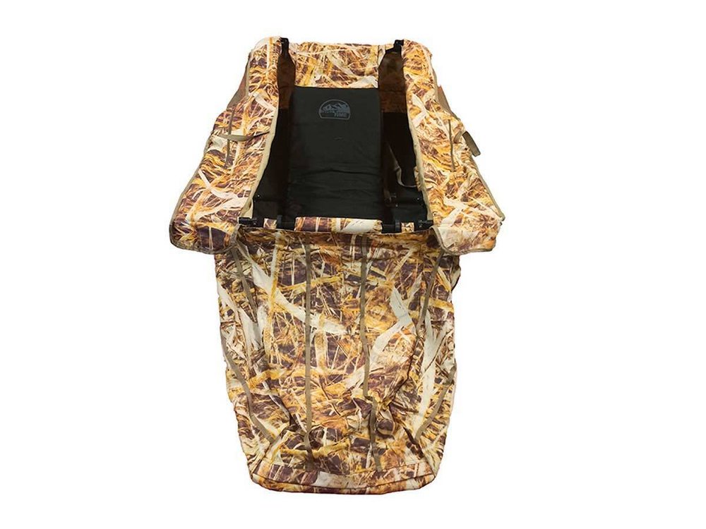 Засидка лежачая ShotTime Люкс, вход с каркасом, камыш (ST-LB-02)