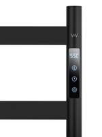 Полотенцесушитель электрический напольный WONZON & WOGHAND ESSEN, Черный матовый (WW-A407-MB)