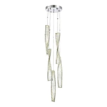 Светильник подвесной LED 55W 3000K SL6205.103.05 хром/прозрачный Elica ST-Luce