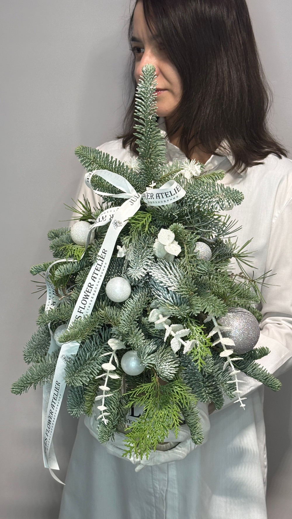 «Снежное королевство» новогодняя композиция с нобилисом