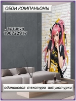 Подростковые Фотообои Аниме девушка и кирпичи