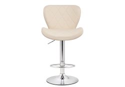 Барный стул Porch beige / chrome
