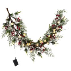 GAEM Изделие декоративное с подсветкой "Гирлянда" (3хАА, н/п), L119 W5 H28 см