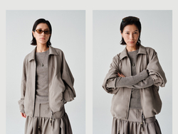 Куртка Nothomme Blue Spring New Lightweight Breathable Water-Repellent Jacket MICROFT Eco-Friendly Turn-Down Collar Oversized