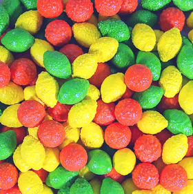 Жевательная резинка 23 мм "Цитрусы" 10 шт