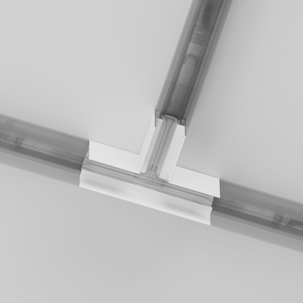 Коннектор Т-образный для накладного магнитного шинопровода Maytoni Gravity TRA010CT-41W