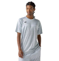 Мужская теннисная футболка Yonex Practice - silver gray