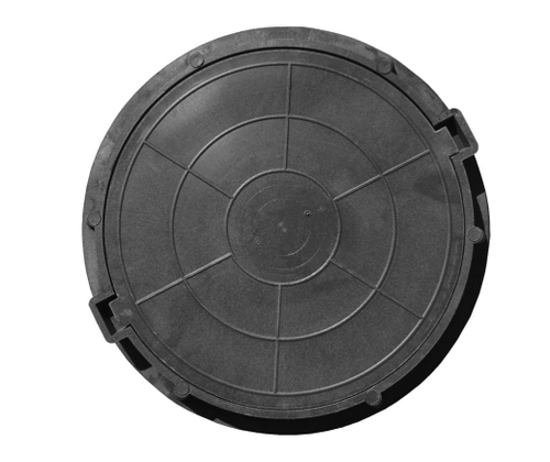 Люк ревизионный ППК тип "Т" (тяжелый) d-630 до 15т (черный)