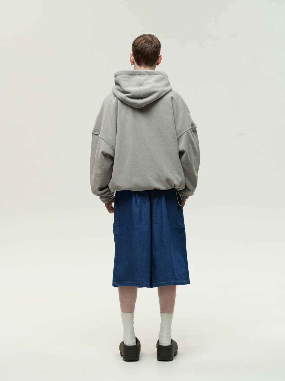 Drawstring Hoodie Grey