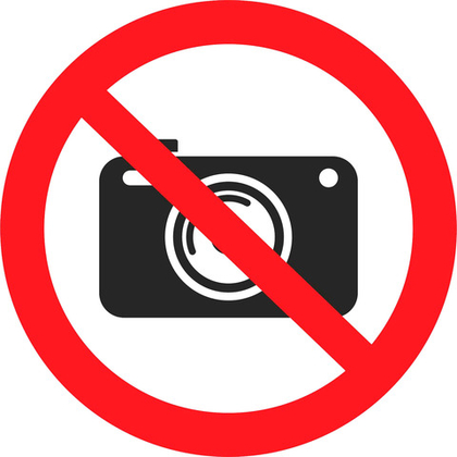 Р48 "Запрещается пользоваться фотоаппаратом"
