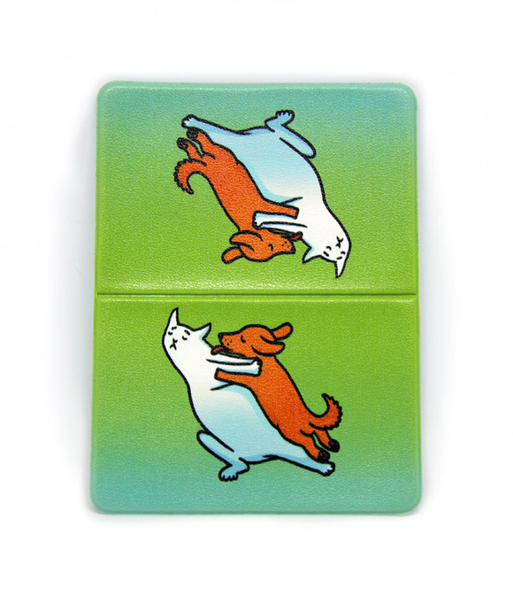 Обложка для транспортной карты "Кот и пес"