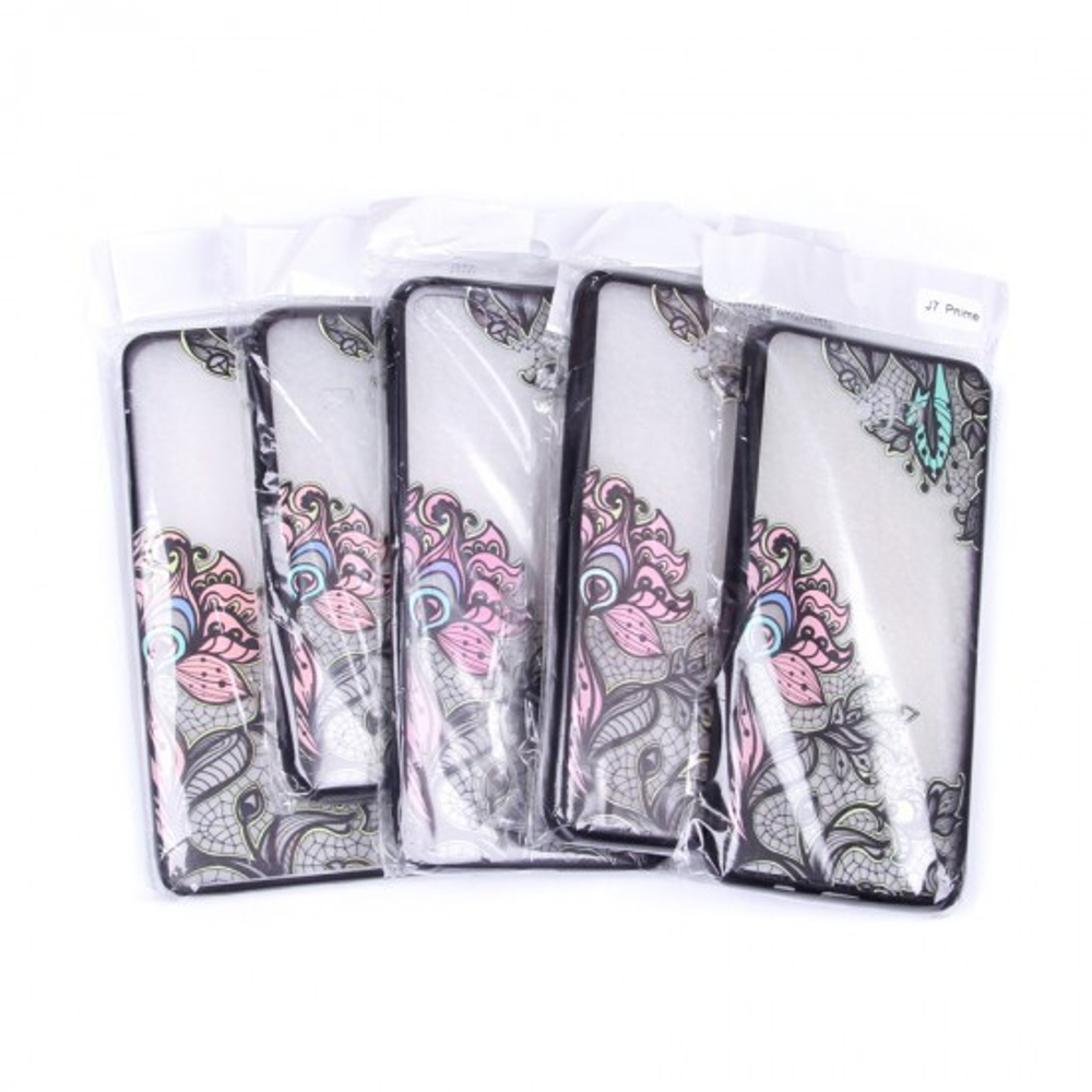 Чехол Кружево для Samsung Galaxy J7 Prime, 003784