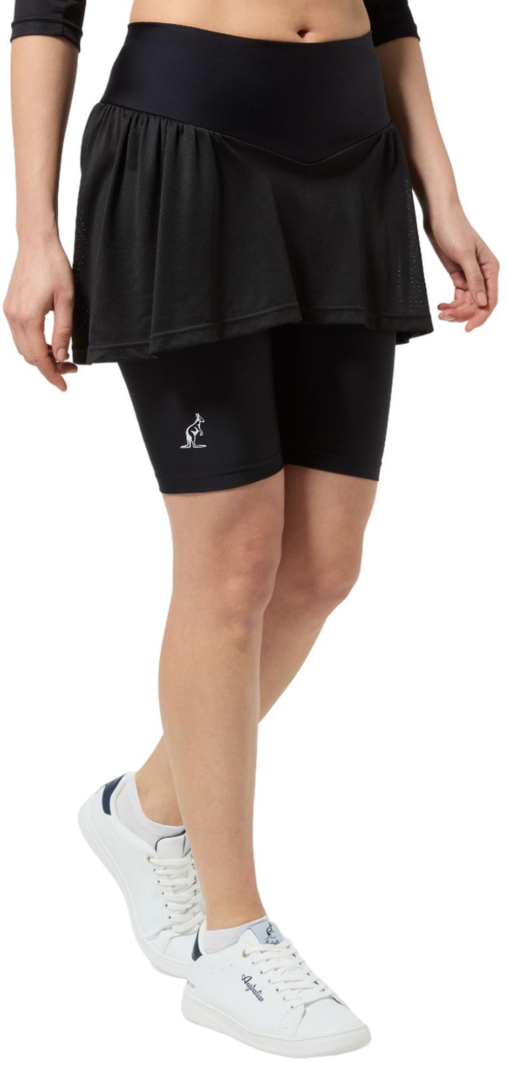Теннисная юбка Australian Tennis Compressive Cut - Black