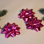 Бант 5см 3шт для упаковки подарков, фиолетовый
